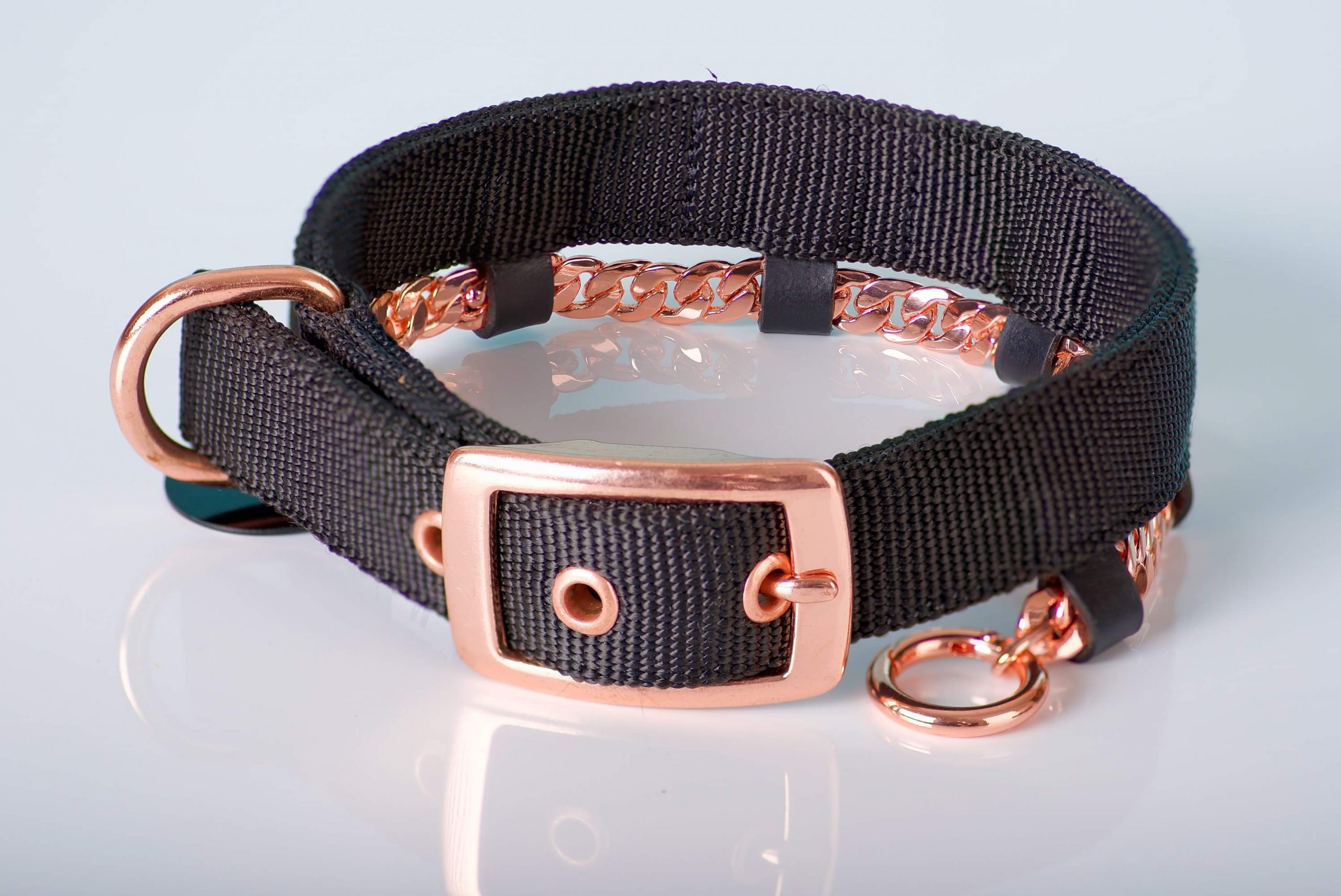 Collars with copper chains |Dog Copper Collars Australia | KB Copper Collars