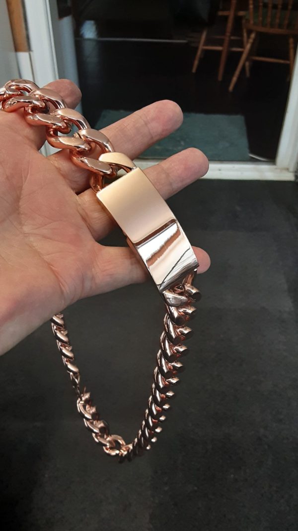 KB Copper Collar big chain | Dog Copper Collars Australia | KB Copper Collars
