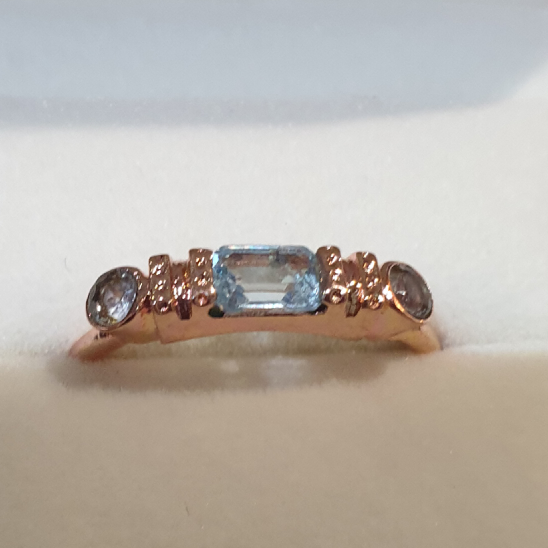 Ladies ring with different stones | Dog Copper Collars Australia| KB Copper Collars